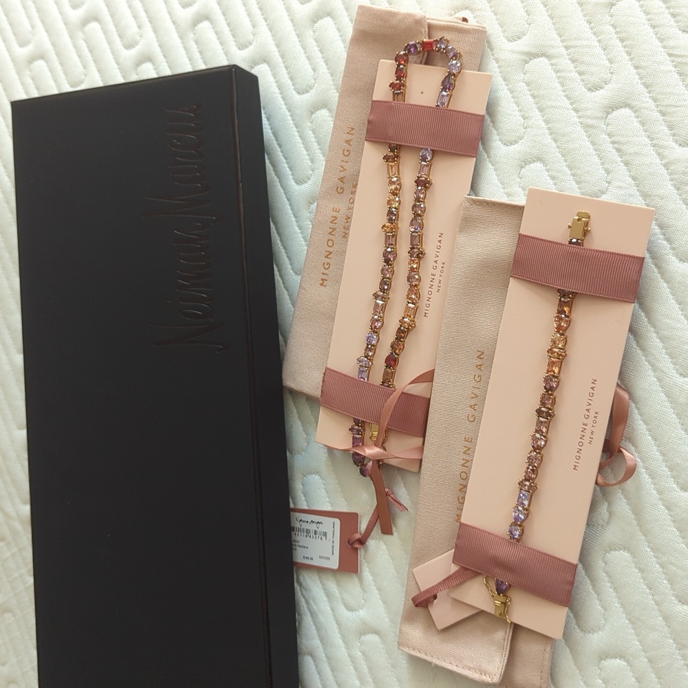 Mignonne Gavigan Tompkins Necklace & Bracelet Pink Multi